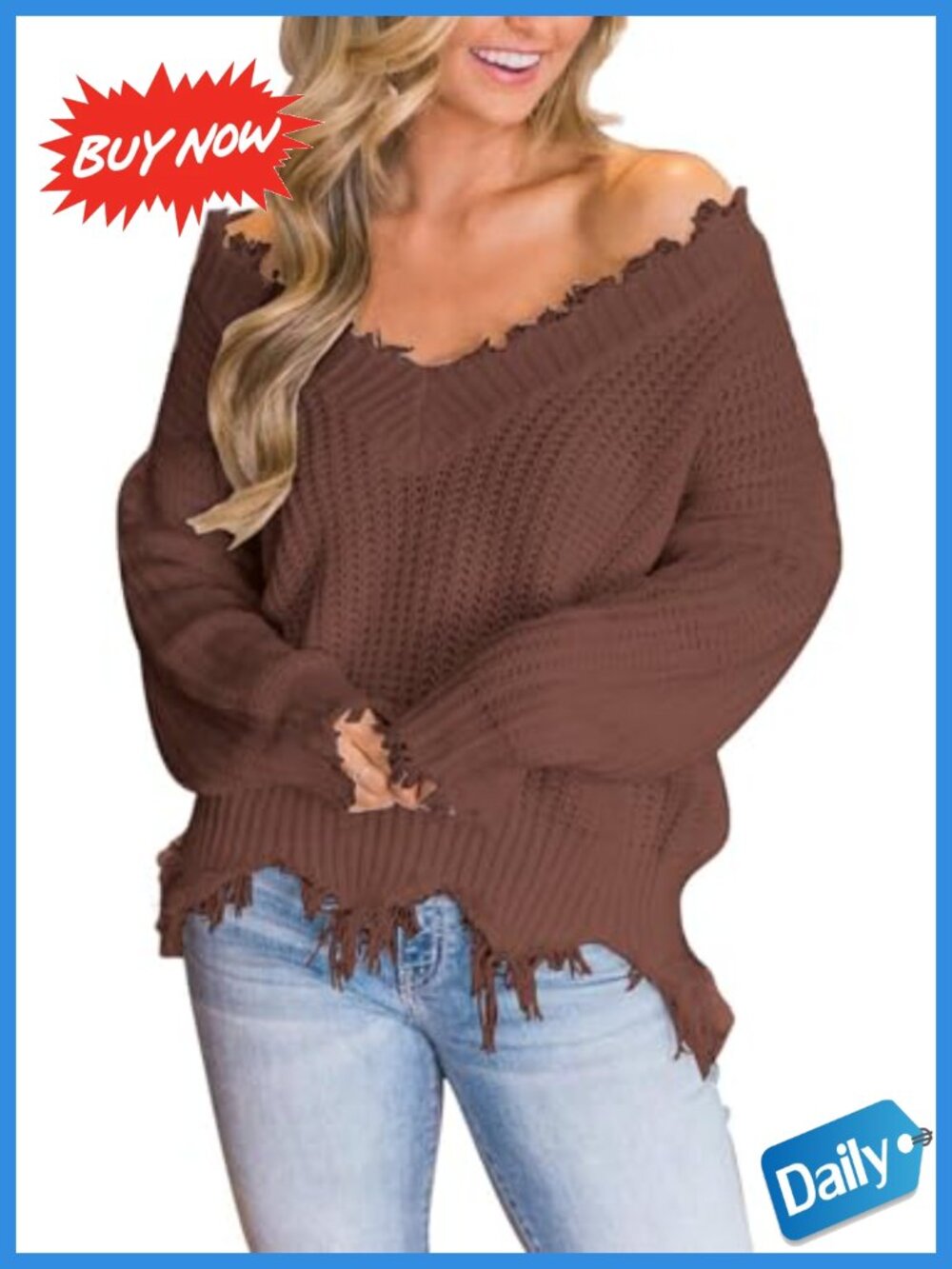 Off The Shoulder Sweater Womens Oversized Fall Pullover